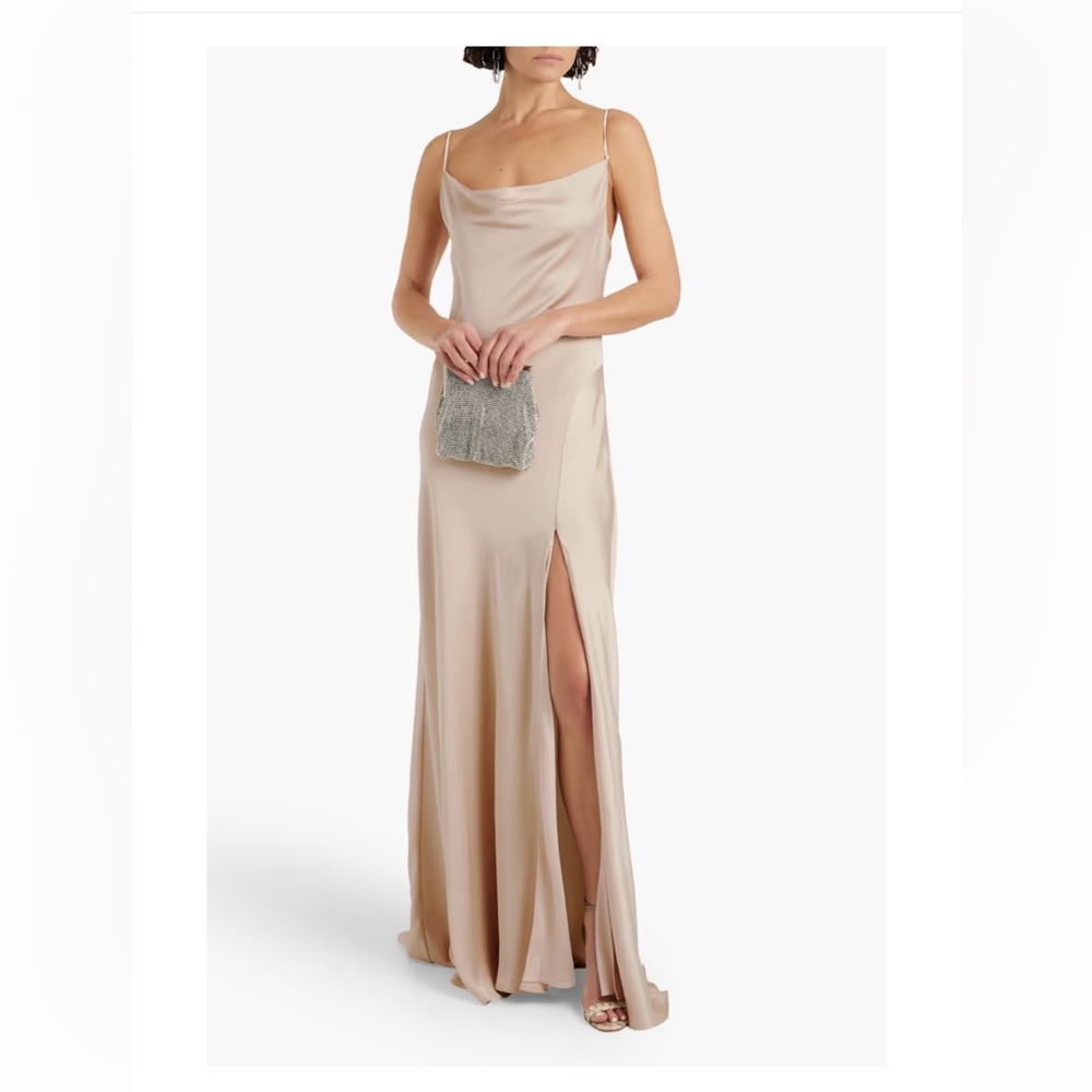 Jonathan Simkai Champagne Gown